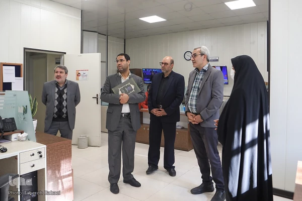 بازدید رئیس دانشگاه فرهنگیان از خبرگزاری ایکنا  3