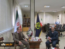 دیدار رئیس دانشگاه فرهنگیان استان مرکزی با مدیرکل صدا و سیمای استان 2