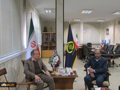 دیدار رئیس دانشگاه فرهنگیان استان مرکزی با مدیرکل صدا و سیمای استان