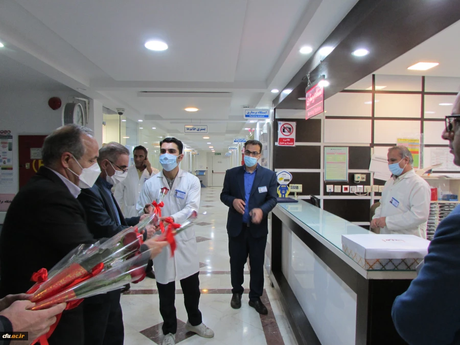 تقدیر رئیس دانشگاه فرهنگیان استان مرکزی از پرستاران به مناسبت ولادت حضرت زینب (س) 3