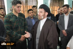 دیدار نماینده ولی فقیه و امام جمعه شهر خرم آباد با دانشجویان پردیس علامه طباطبایی لرستان  7