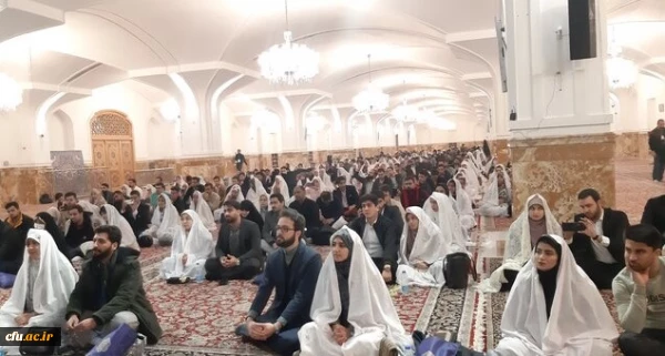 برگزاری آیین گرامیداشت ۵۰۰ زوج دانشجو معلم در حرم امام رضا(ع) 2