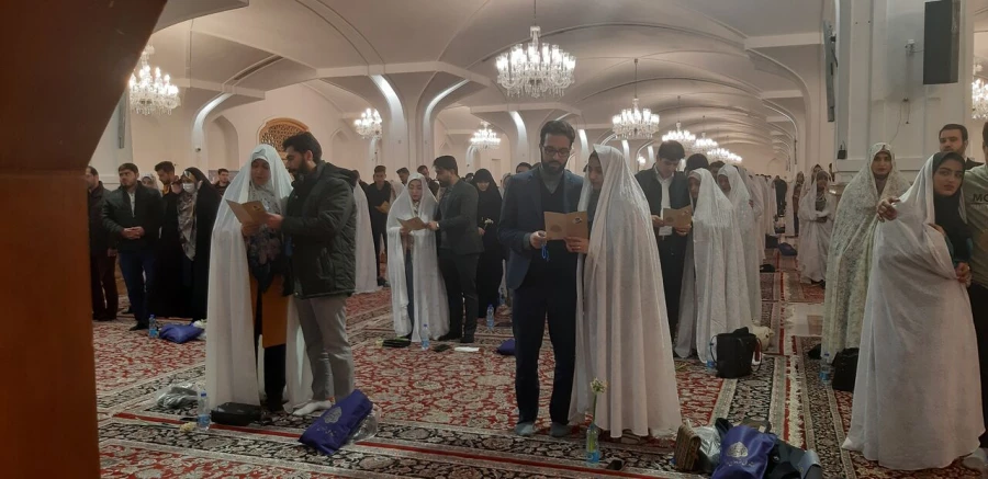 برگزاری آیین گرامیداشت ۵۰۰ زوج دانشجو معلم در حرم امام رضا(ع) 3