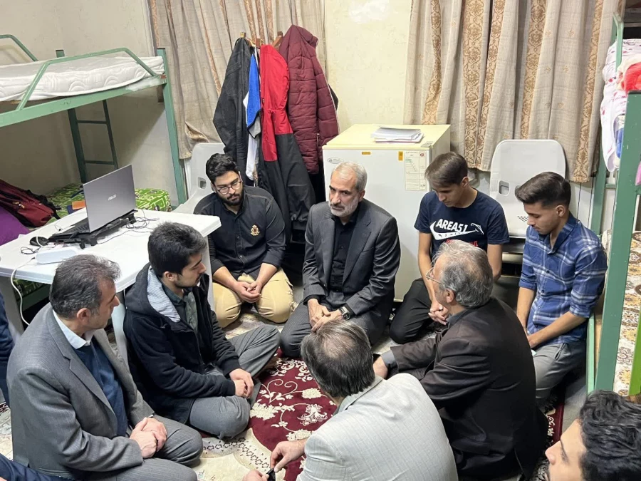 بازدید سرزده وزیر آموزش و پرورش ازپردیس شهید رجایی دانشگاه فرهنگیان کرمانشاه 6