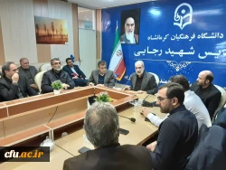 بازدید سرزده وزیر آموزش و پرورش ازپردیس شهید رجایی دانشگاه فرهنگیان کرمانشاه 11