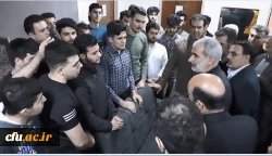 بازدید سرزده وزیر آموزش و پرورش ازپردیس شهید رجایی دانشگاه فرهنگیان کرمانشاه 13