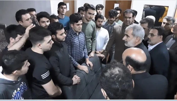 بازدید سرزده وزیر آموزش و پرورش ازپردیس شهید رجایی دانشگاه فرهنگیان کرمانشاه 13