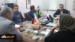 مدیرکل آموزش فنی و حرفه ای استان با رئیس دانشگاه فرهنگیان یزد دیدار کرد
 3