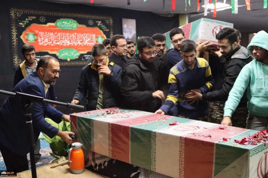 پردیس آیت الله خامنه ای گرگان میزبان دو شهید گمنام دفاع مقدس شد. 8