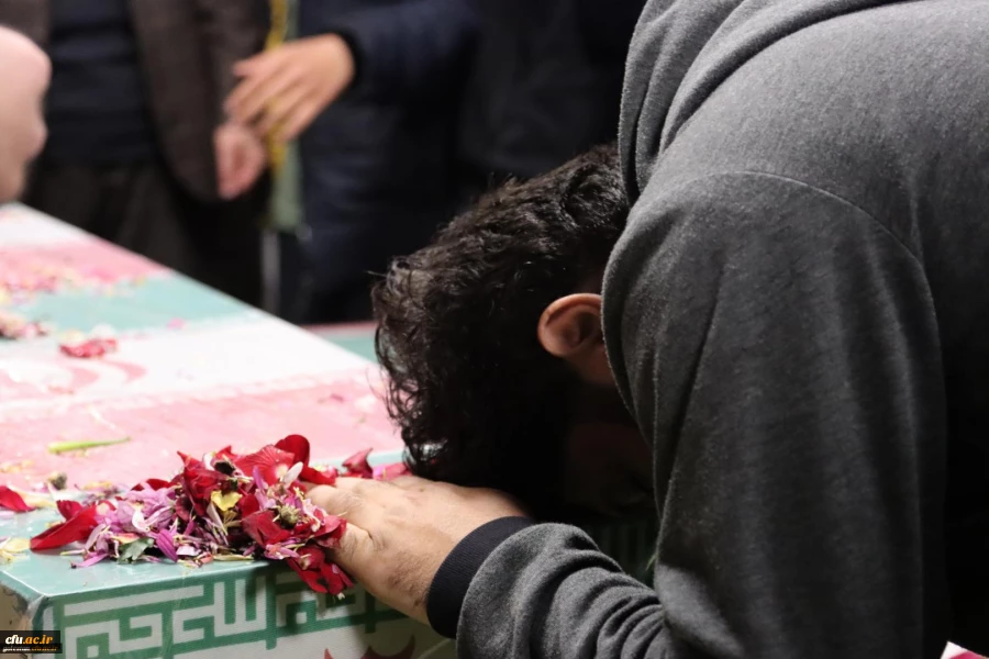 پردیس آیت الله خامنه ای گرگان میزبان دو شهید گمنام دفاع مقدس شد. 10