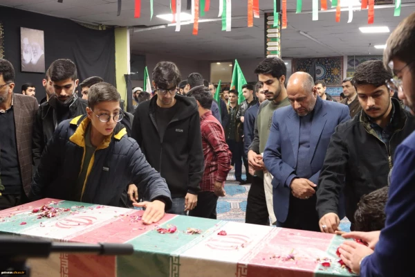 پردیس آیت الله خامنه ای گرگان میزبان دو شهید گمنام دفاع مقدس شد. 12