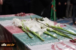 پردیس آیت الله خامنه ای گرگان میزبان دو شهید گمنام دفاع مقدس شد. 14