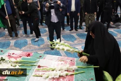 پردیس آیت الله خامنه ای گرگان میزبان دو شهید گمنام دفاع مقدس شد. 15