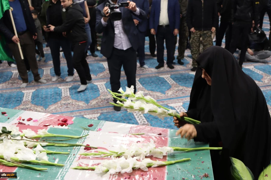 پردیس آیت الله خامنه ای گرگان میزبان دو شهید گمنام دفاع مقدس شد. 15