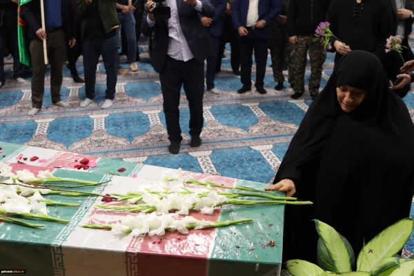پردیس آیت الله خامنه ای گرگان میزبان دو شهید گمنام دفاع مقدس شد. 16