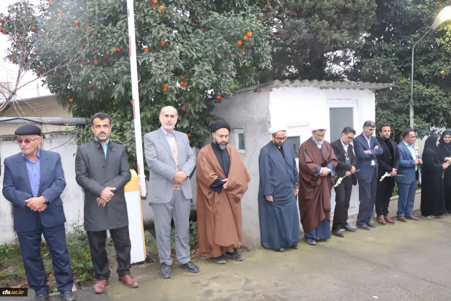 وداع وتشییع پیکر مطهر شهیدان خوش نام  هشت سال دفاع مقدس در پردیس دکتر شریعتی ساری ومرکز بیت الهدی آمل  2