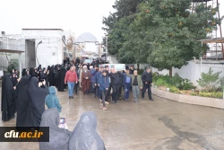 وداع وتشییع پیکر مطهر شهیدان خوش نام  هشت سال دفاع مقدس در پردیس دکتر شریعتی ساری ومرکز بیت الهدی آمل  3