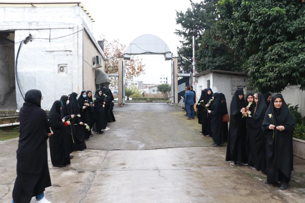 وداع وتشییع پیکر مطهر شهیدان خوش نام  هشت سال دفاع مقدس در پردیس دکتر شریعتی ساری ومرکز بیت الهدی آمل  4