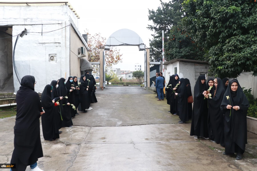 وداع وتشییع پیکر مطهر شهیدان خوش نام  هشت سال دفاع مقدس در پردیس دکتر شریعتی ساری ومرکز بیت الهدی آمل  4