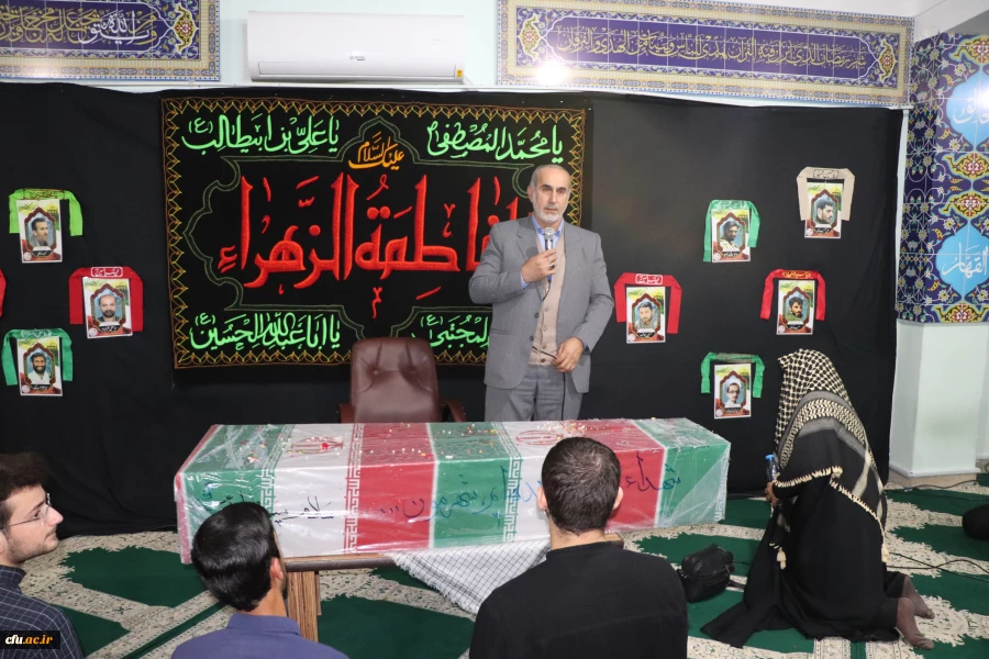 وداع وتشییع پیکر مطهر شهیدان خوش نام  هشت سال دفاع مقدس در پردیس دکتر شریعتی ساری ومرکز بیت الهدی آمل  9