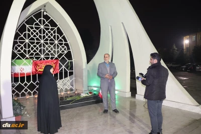 مراسم وداع با شهیدان خوش نام درپردیس فاطمه زهرا (س) ساری