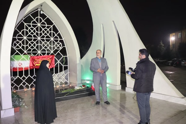 مراسم وداع با شهیدان خوش نام درپردیس فاطمه زهرا (س) ساری(مازندران) 2