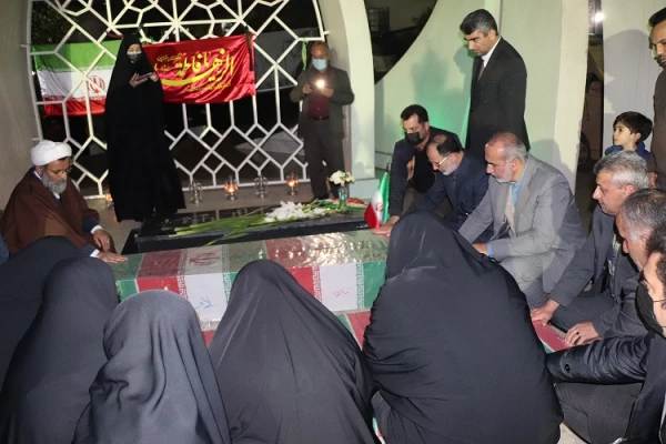 مراسم وداع با شهیدان خوش نام درپردیس فاطمه زهرا (س) ساری(مازندران) 2