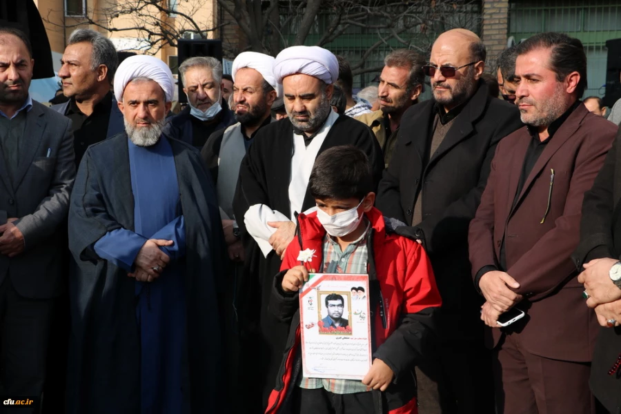 تشییع و تدفین پیکر مطهر شهید گمنام 14