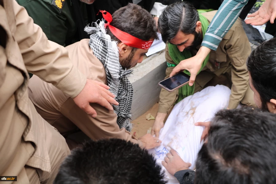 تشییع و تدفین پیکر مطهر شهید گمنام 16