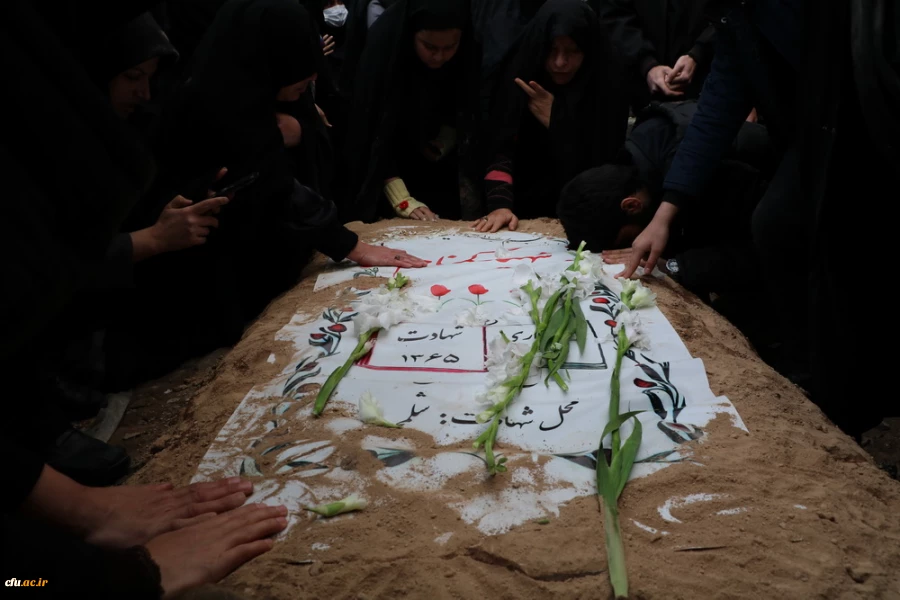 تشییع و تدفین پیکر مطهر شهید گمنام 19