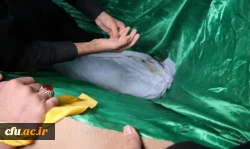 تشییع و تدفین شهید گمنام هشت سال دفاع مقدس در پردیس آیت الله طالقانی(ره)
 7