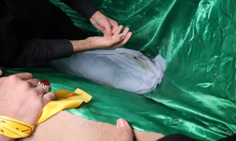 تشییع و تدفین شهید گمنام هشت سال دفاع مقدس در پردیس آیت الله طالقانی(ره)
 7