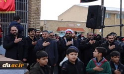 تشییع و تدفین شهید گمنام هشت سال دفاع مقدس در پردیس آیت الله طالقانی(ره)
 9