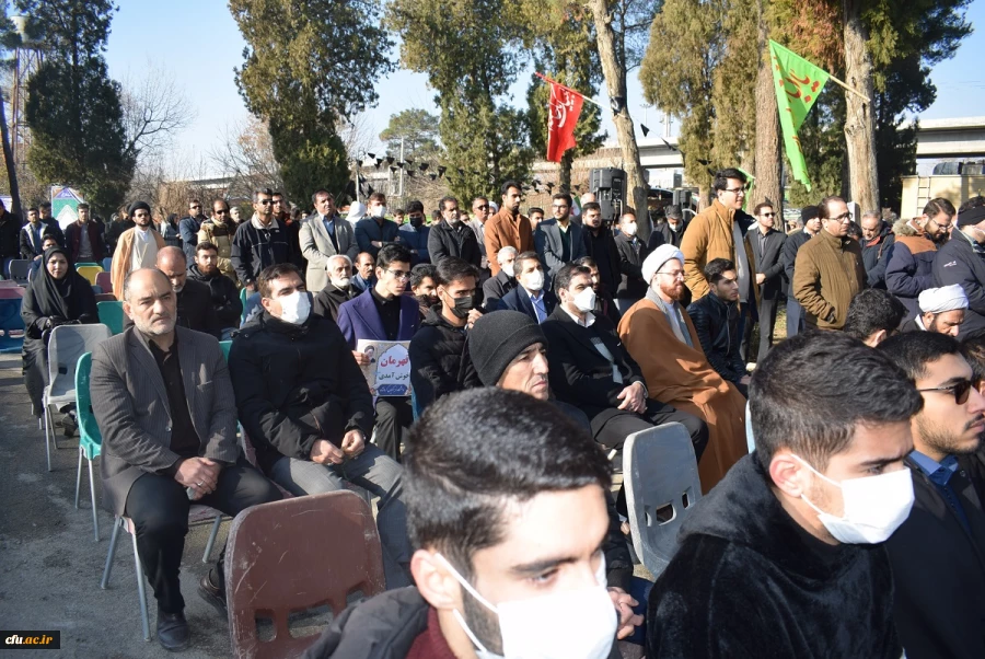 آئین تشییع و تدفین پیکر شهید گمنام دردانشگاه فرهنگیان کرمانشاه 11