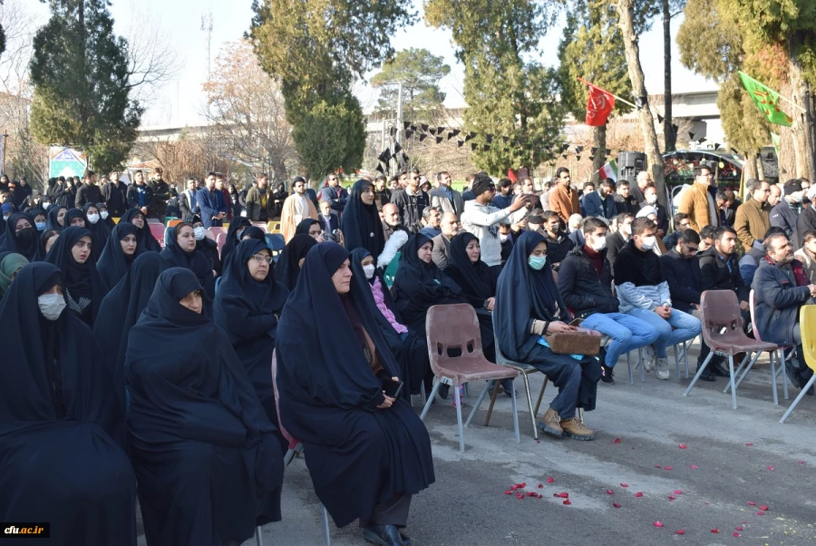آئین تشییع و تدفین پیکر شهید گمنام دردانشگاه فرهنگیان کرمانشاه 14