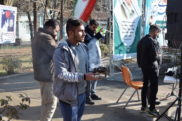 آئین تشییع و تدفین پیکر شهید گمنام دردانشگاه فرهنگیان کرمانشاه 16