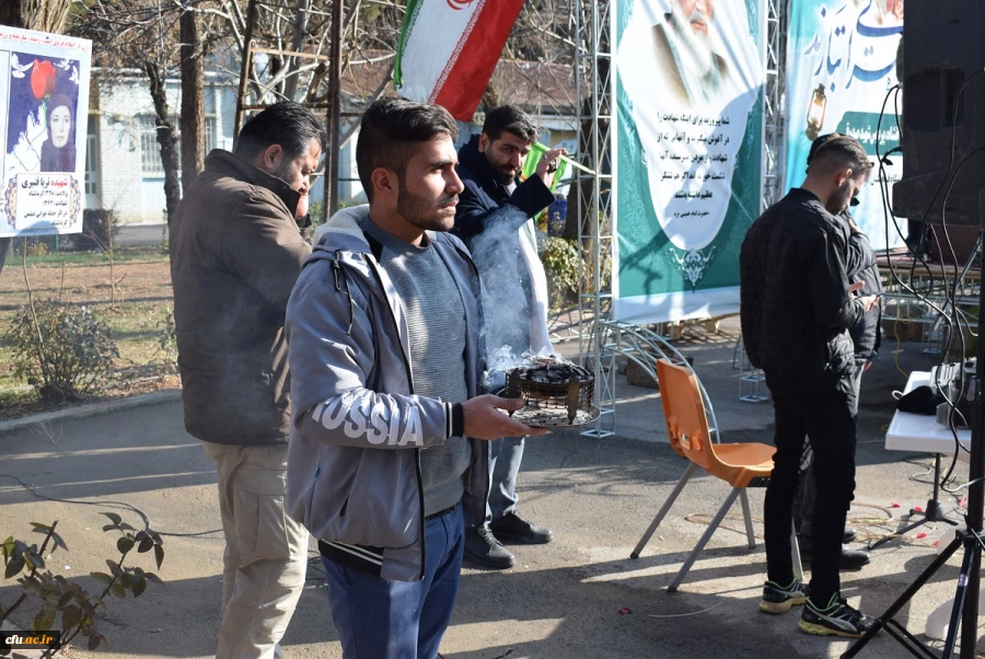 آئین تشییع و تدفین پیکر شهید گمنام دردانشگاه فرهنگیان کرمانشاه 16