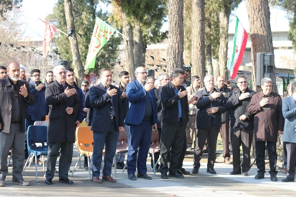 آئین تشییع و تدفین پیکر شهید گمنام دردانشگاه فرهنگیان کرمانشاه 20