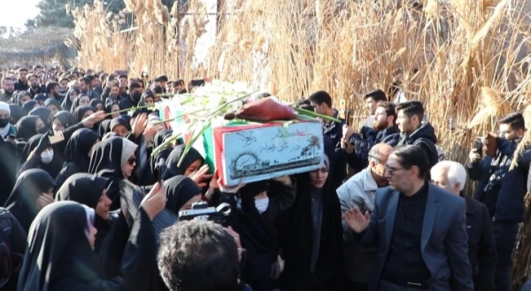 تدفین شهید گمنام هشت سال دفاع مقدس دردانشگاه فرهنگیان استان آذربایجان شرقی 4