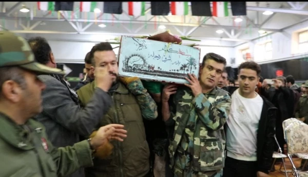 تدفین شهید گمنام هشت سال دفاع مقدس دردانشگاه فرهنگیان استان آذربایجان شرقی 7