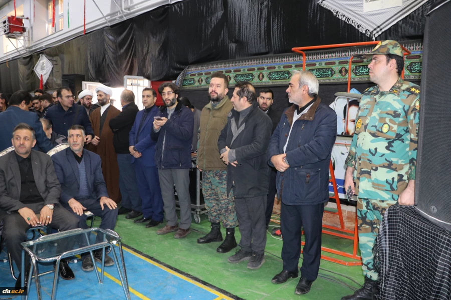 تدفین شهید گمنام هشت سال دفاع مقدس دردانشگاه فرهنگیان استان آذربایجان شرقی 9