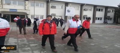 به مناسبت روز ایمنی در برابر زلزله و کاهش اثرات بلایای طبیعی برگزار شد:

مانور ایمنی در برابر زلزله در پردیس شهید بهشتی دانشگاه فرهنگیان زنجان