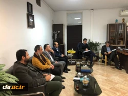 جلسه کارگروه متشکل از حوزه های حقوقی، هوشمندسازی، حراست و معاونت های طرح و برنامه و توسعه منابع و  دانشجویی در دفتر معاونت نظارت، ارزیابی و تضمین کیفیت برگزار شد. 4