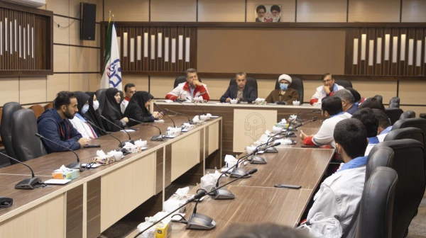 نشست رئیس و هیات رئیسه جمعیت هلال احمر استان با مدیر دانشگاه فرهنگیان یزد
 5