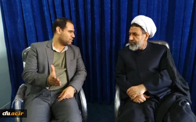 دیدار رئیس دانشگاه فرهنگیان با نماینده ولی فقیه در استان کرمان