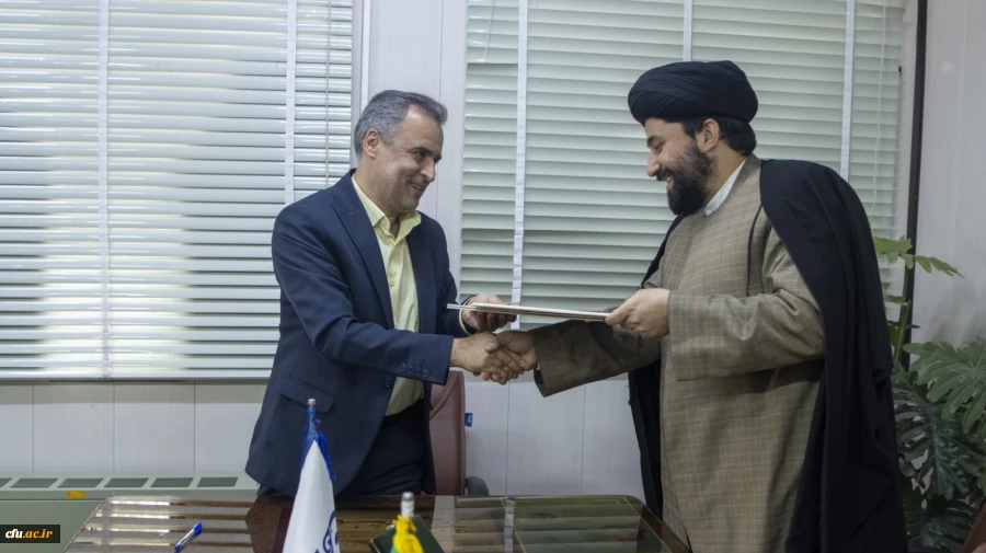 انعقاد تفاهم نامه همکاری بین دانشگاه فرهنگیان یزد و موسسه معارف امامت اهل بیت (ع)
 3