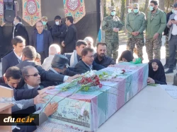 آیین تشییع و تدفین شهید گمنام در دانشگاه فرهنگیان استان ایلام 2