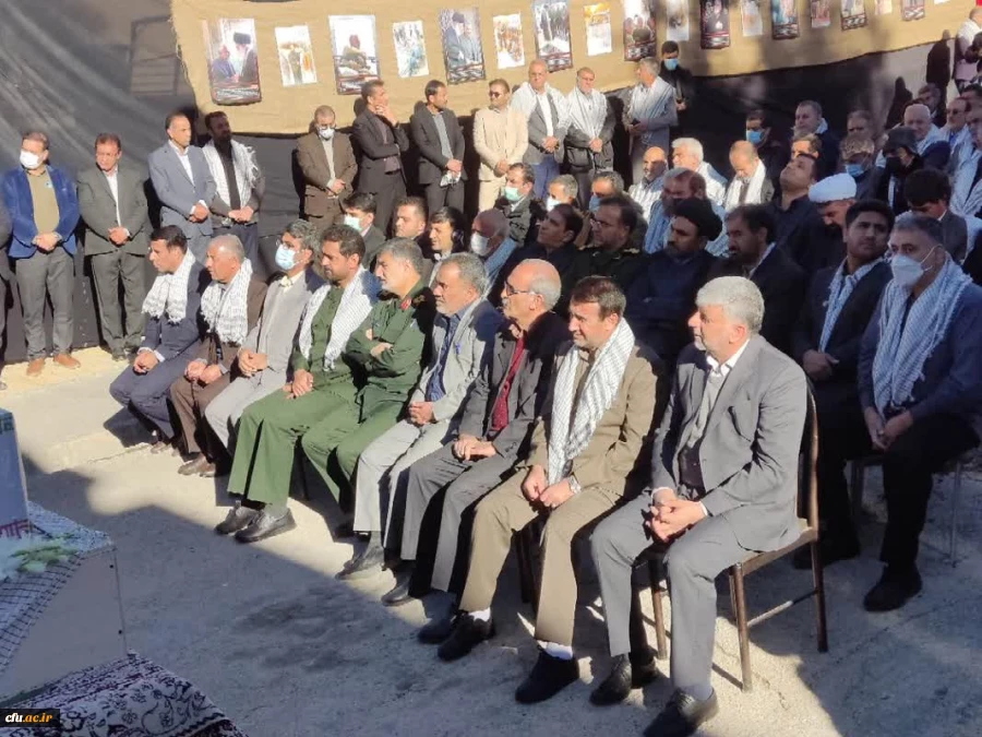 آیین تشییع و تدفین شهید گمنام در دانشگاه فرهنگیان استان ایلام 3