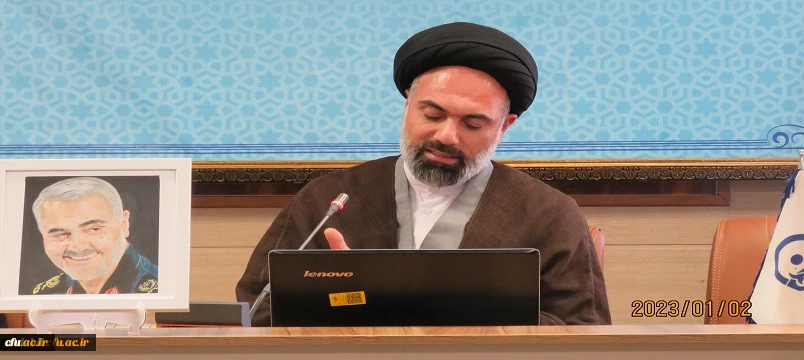 نشست تخصصی جایگاه زن از دیدگاه حاج قاسم سلیمانی و نقش ان در تحولات جهانی در دانشگاه فرهنگیان اردبیل