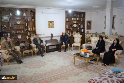 دیدار سرپرست مدیریت دانشگاه فرهنگیان کرمانشاه با خانواده شهید عبدالملکی